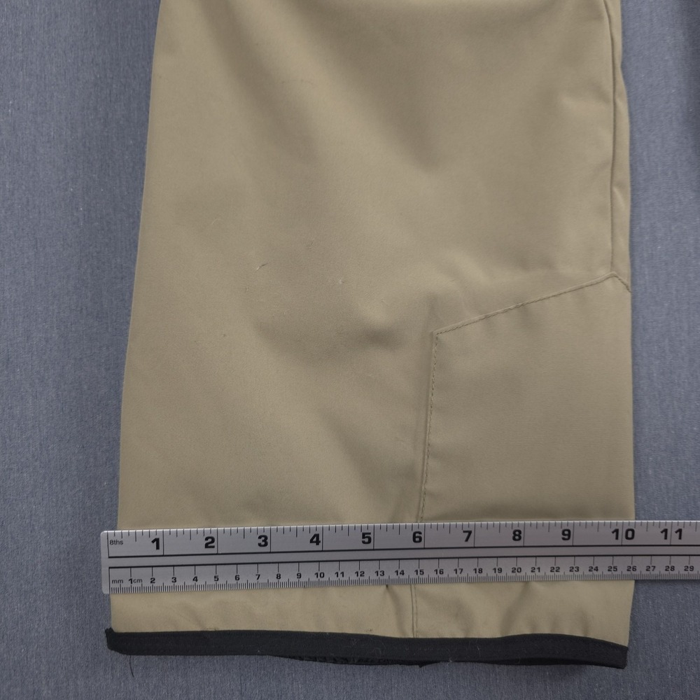 Saga Outerwear Snowboard Cargo Pants Mens Large Khaki Vented Suspenders Ski - Picture 11 of 16